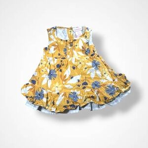 Tommy Bahama Yellow and Blue Floral Dress